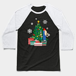 Cornholio Around The Christmas Tree Baseball T-Shirt